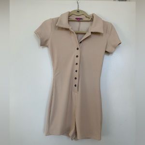 Edikted Lucia Ribbed Romper